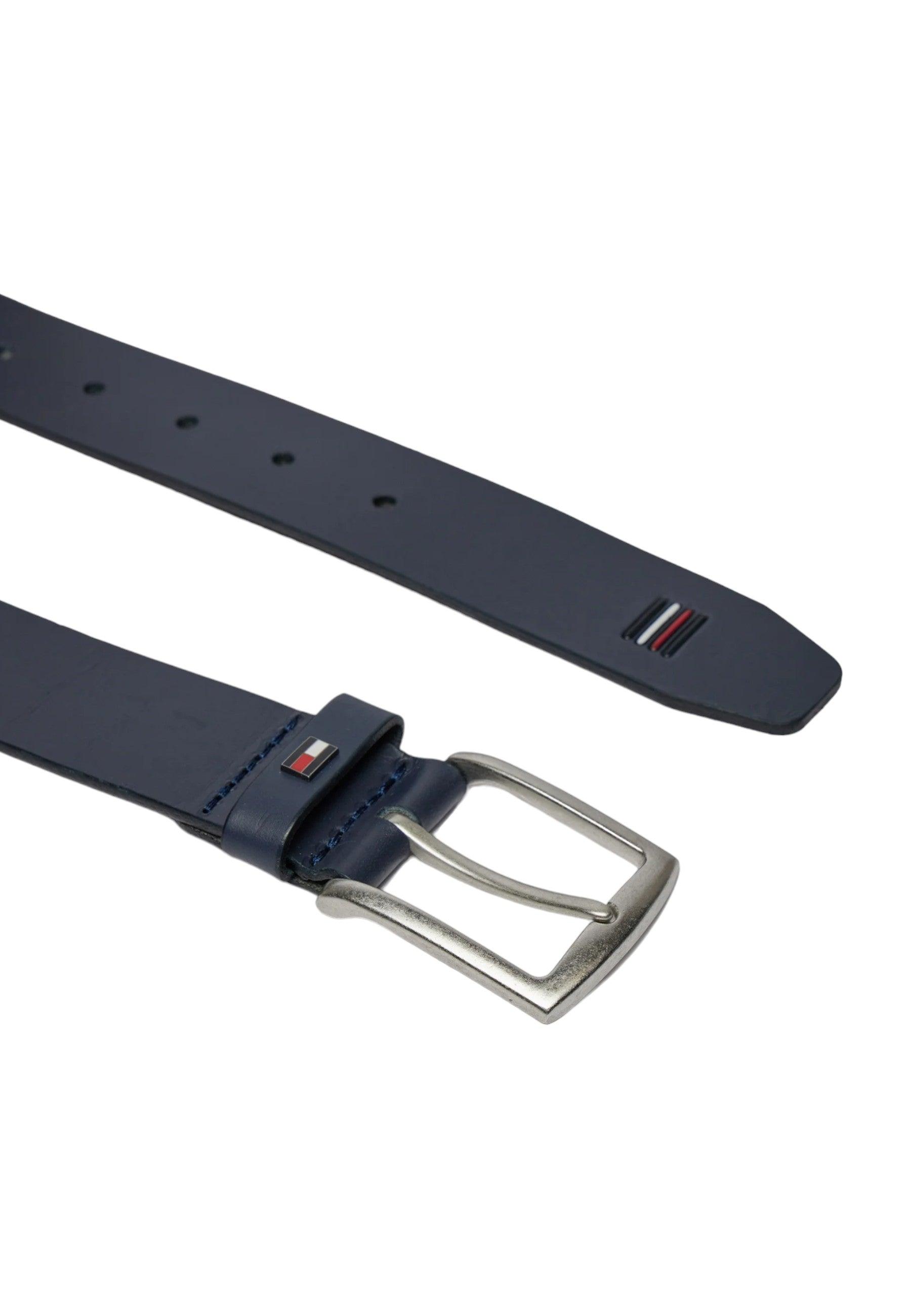 TOMMY HILFIGER Cintura Uomo Blue AM0AM12054 - Sandrini Calzature e Abbigliamento