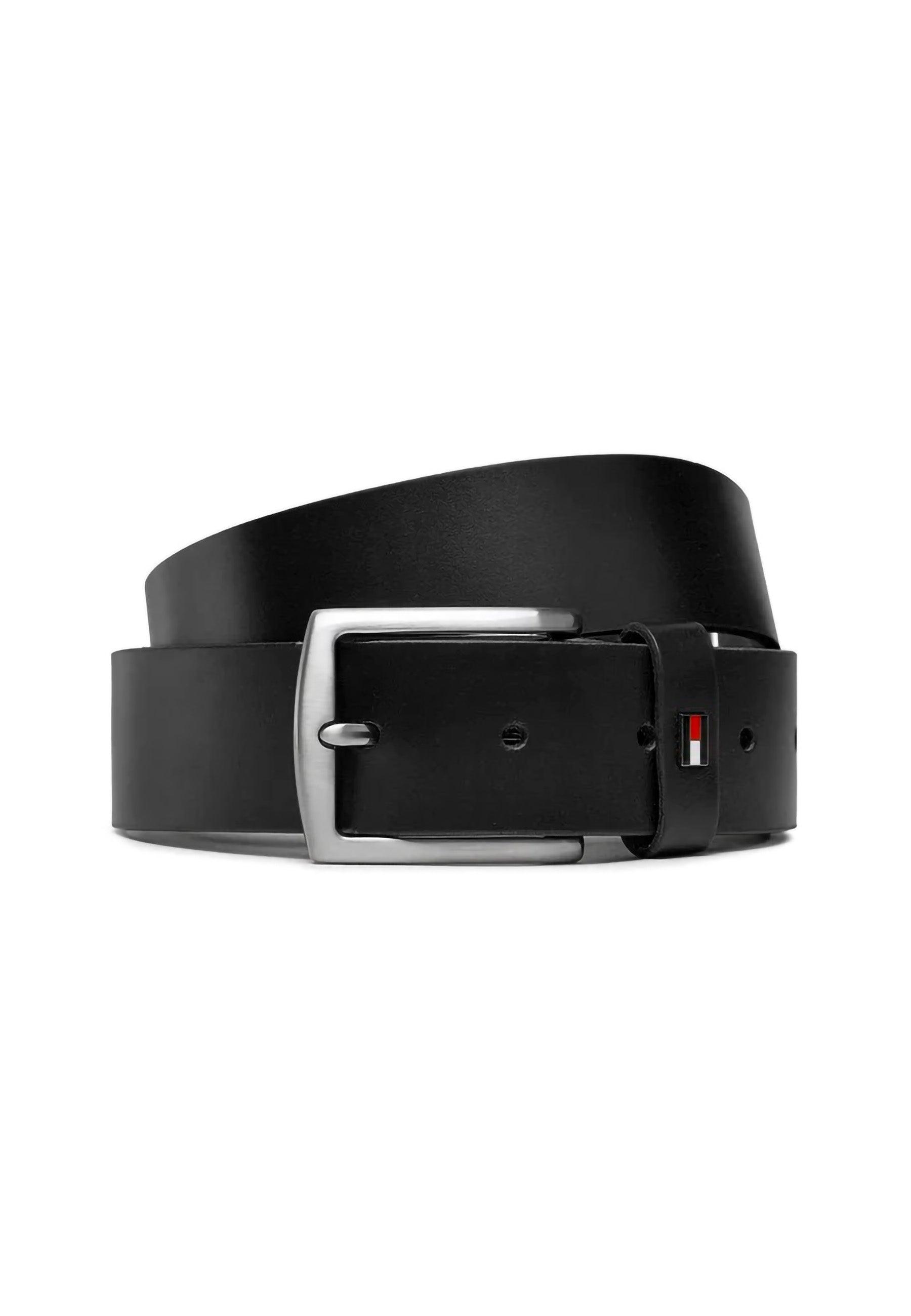 TOMMY HILFIGER Denton Cintura Uomo Black AM0AM10838 - Sandrini Calzature e Abbigliamento