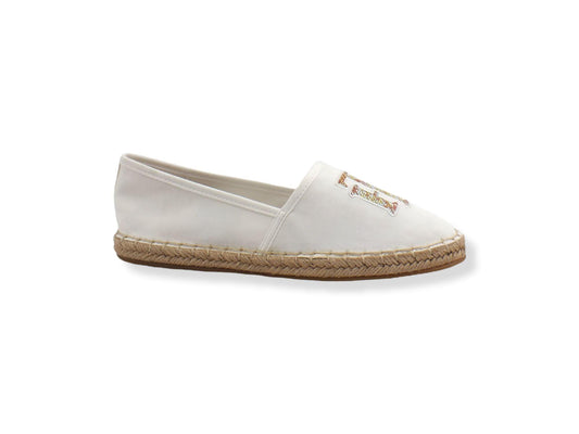 TOMMY HILFIGER Espadrillas Donna Logo White FW0FW06158 - Sandrini Calzature e Abbigliamento