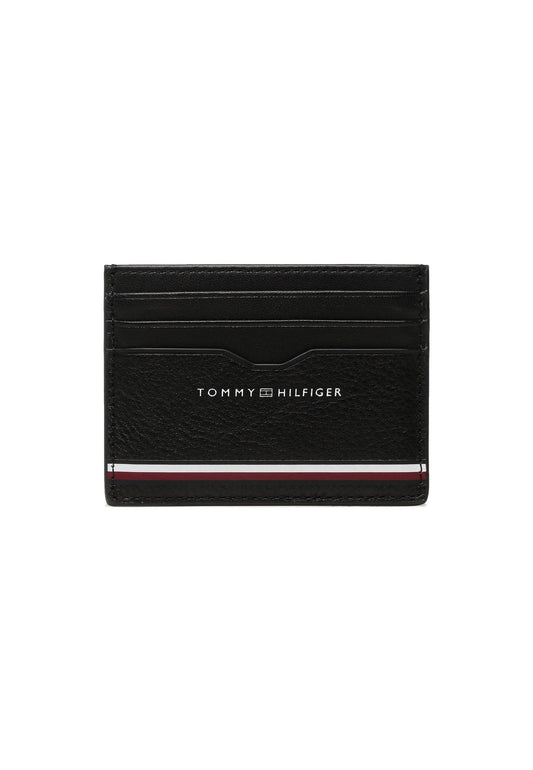 TOMMY HILFIGER Portafoglio Portacarte Uomo Black AM0AM11257 - Sandrini Calzature e Abbigliamento