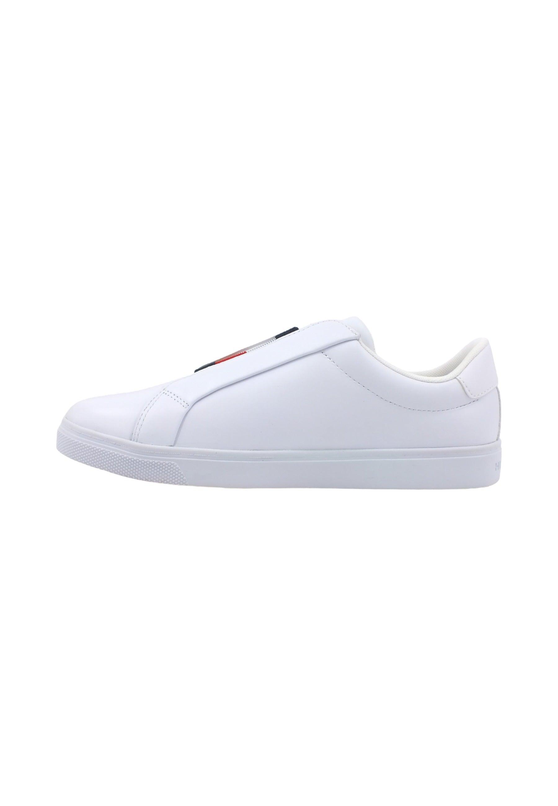 TOMMY HILFIGER Sneaker Slip On Donna White FW0FW07032 - Sandrini Calzature e Abbigliamento