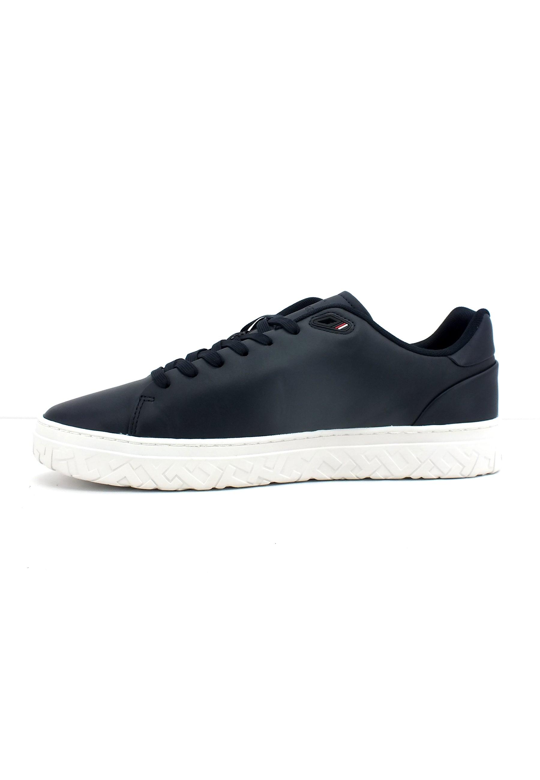 TOMMY HILFIGER Sneaker Uomo Blu Desert Sky FM0FM04355 - Sandrini Calzature e Abbigliamento