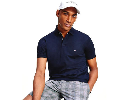 TOMMY HILFIGER T-Shirt Polo 1985 Regular Desert Sky Blue MW0MW17770 - Sandrini Calzature e Abbigliamento