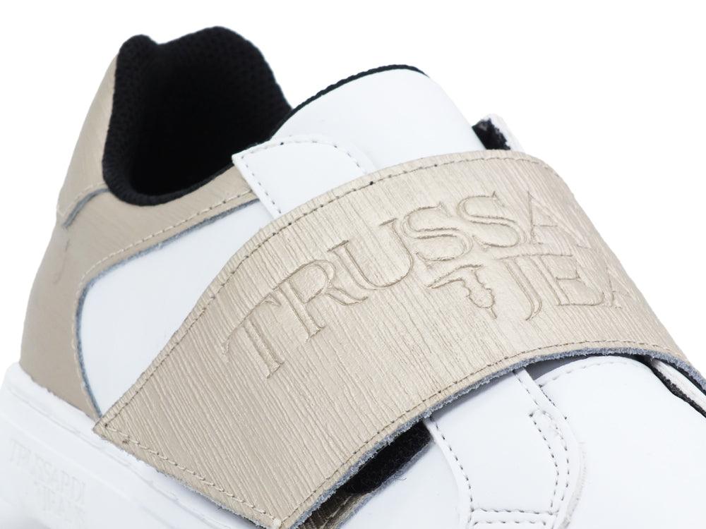 TRUSSARDI Sneaker White Platinum 79A00457 - Sandrini Calzature e Abbigliamento