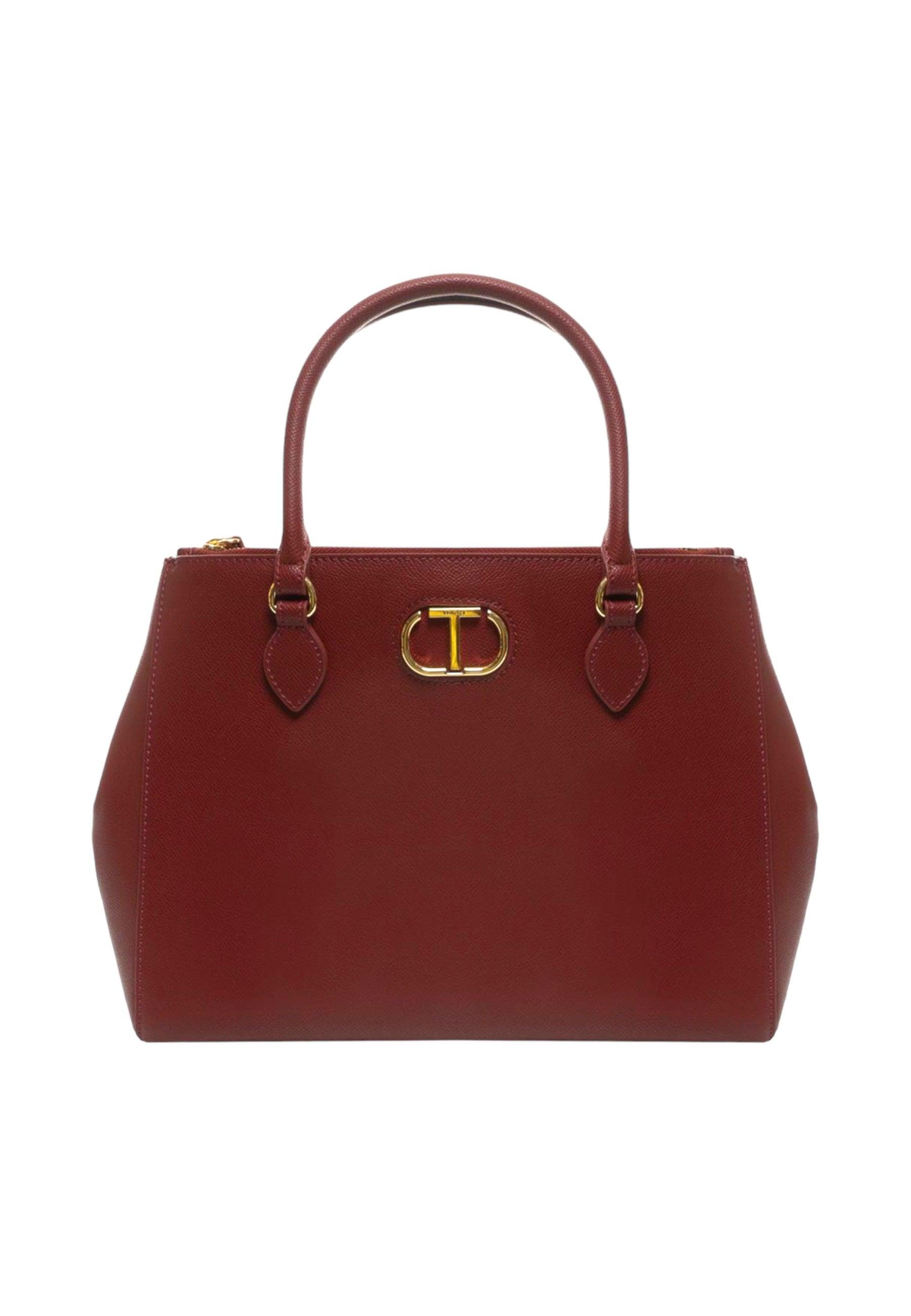 TWINSET Borsa Tote Raspberry Viola 232TB7172 - Sandrini Calzature e Abbigliamento