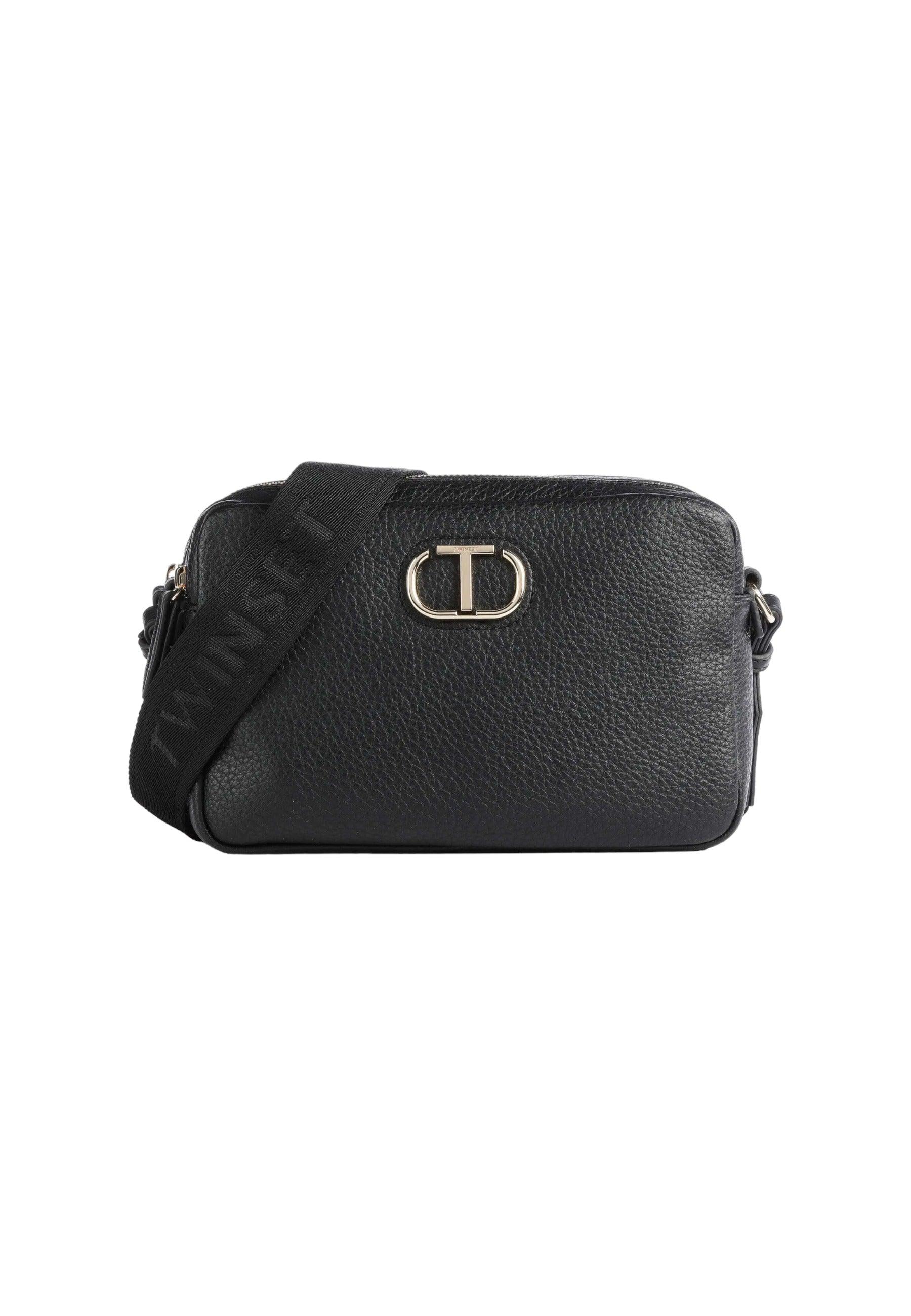 TWINSET Borsa Tracolla Camera Bag Nero 232TB7240 - Sandrini Calzature e Abbigliamento
