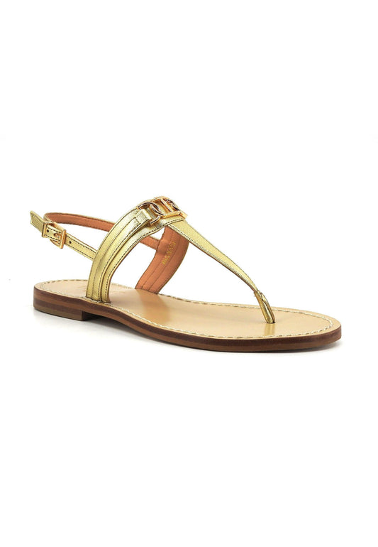 TWINSET Sandalo Infradito Donna Oro 241TCT124 - Sandrini Calzature e Abbigliamento