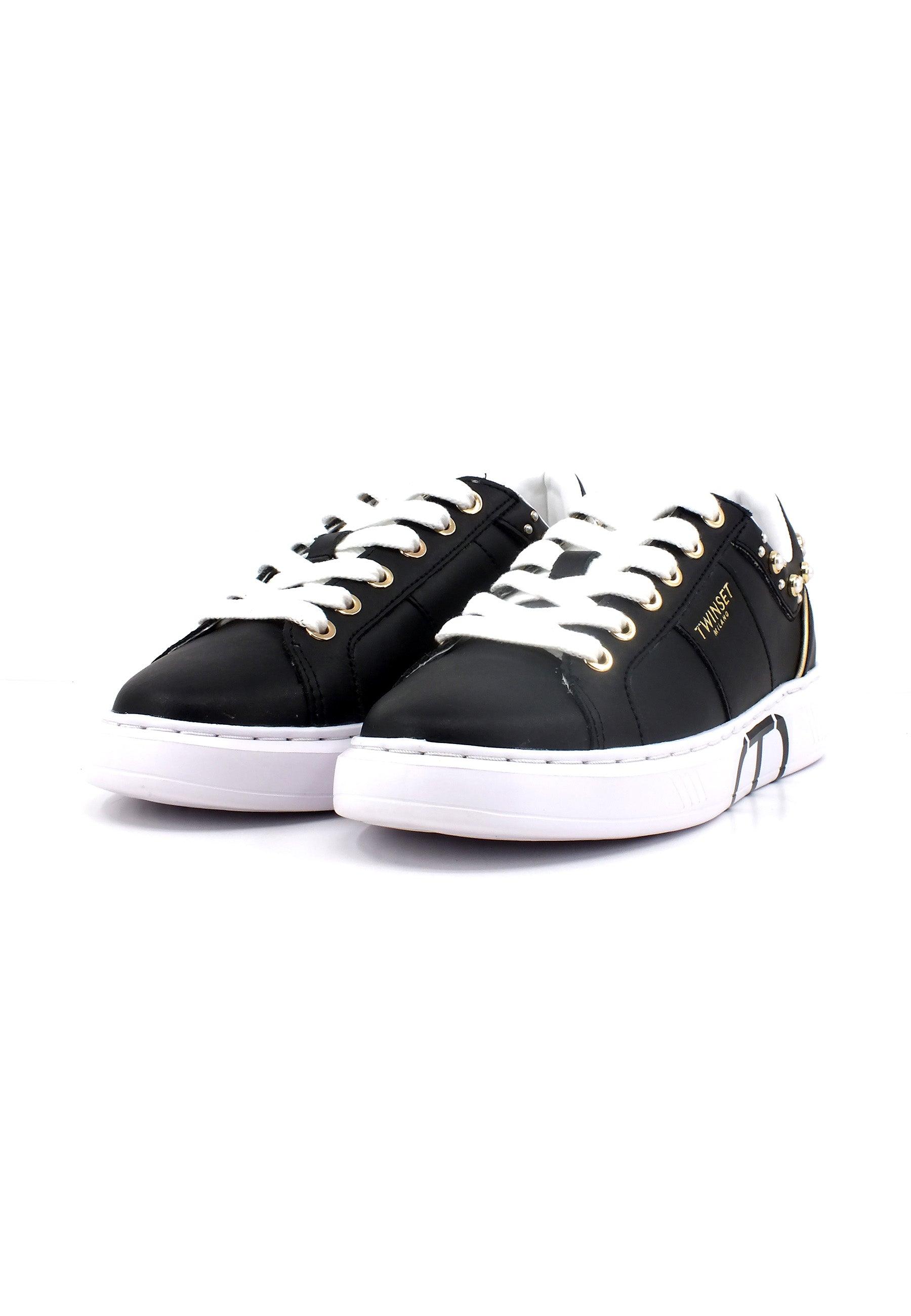 TWINSET Sneaker Perle Donna Nero 231TCP060 - Sandrini Calzature e Abbigliamento
