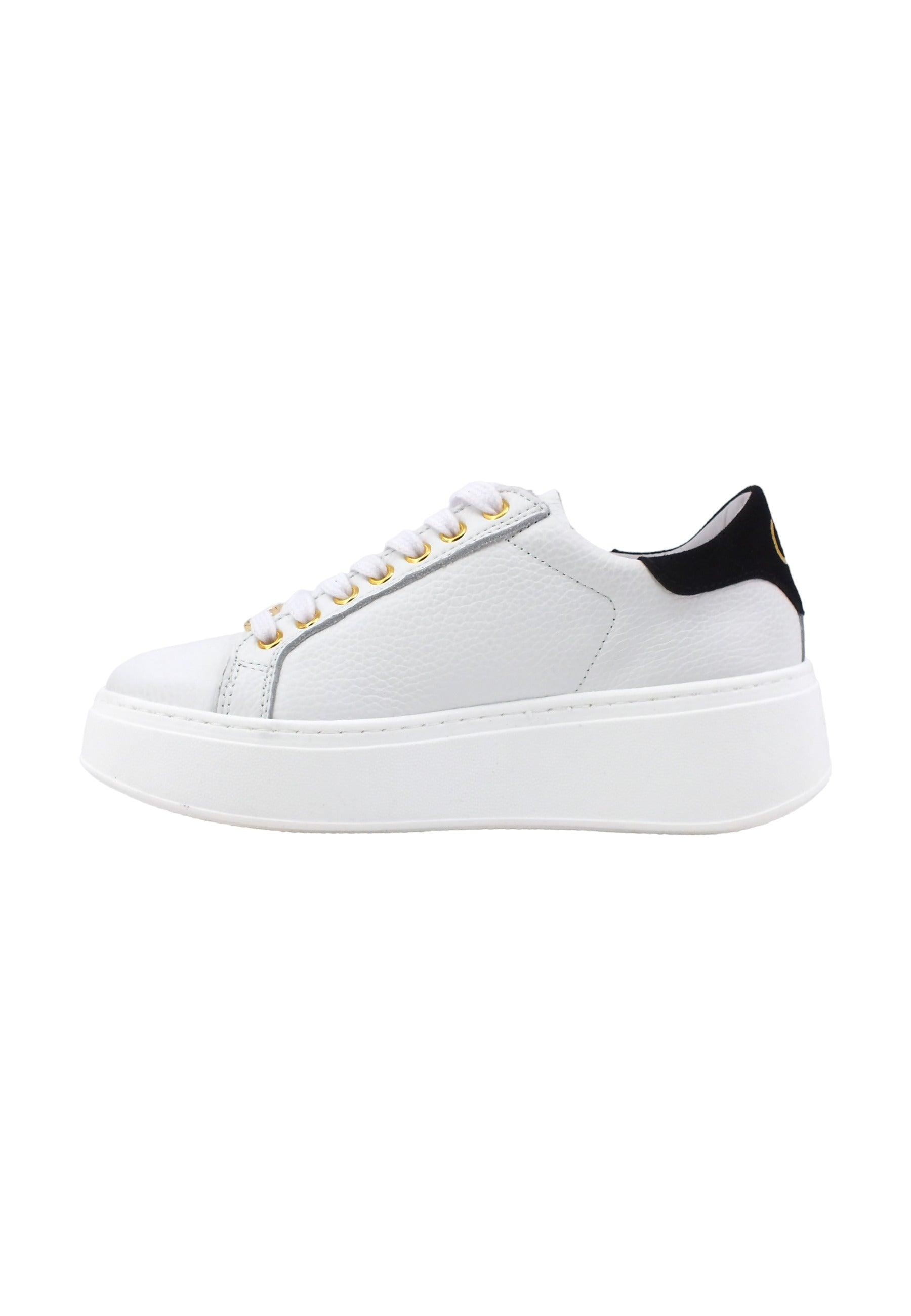 TWINSET Sneaker Platform Donna Bianco Ottico Nero 232TCT190 - Sandrini Calzature e Abbigliamento