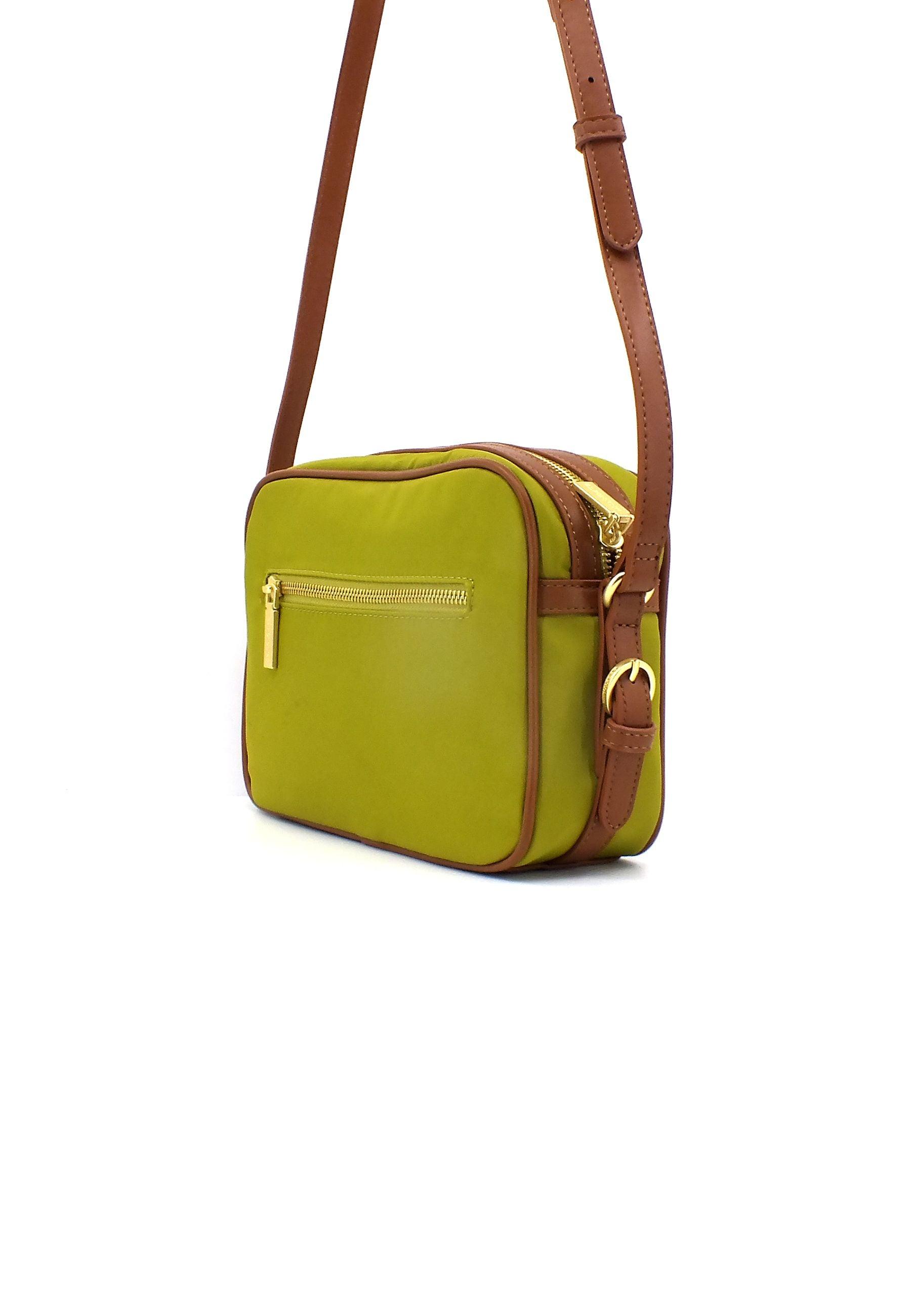 U.S. POLO ASSN. Houston Tracolla Crossbody Green Tan BIUHU6054WIPG07 - Sandrini Calzature e Abbigliamento