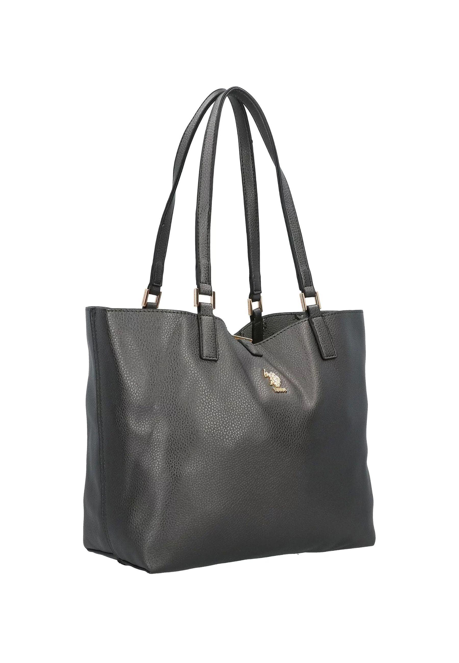 U.S. POLO ASSN. Malibu Borsa Shopping Con Pochette Antique Silver BEUM15736WVG951 - Sandrini Calzature e Abbigliamento