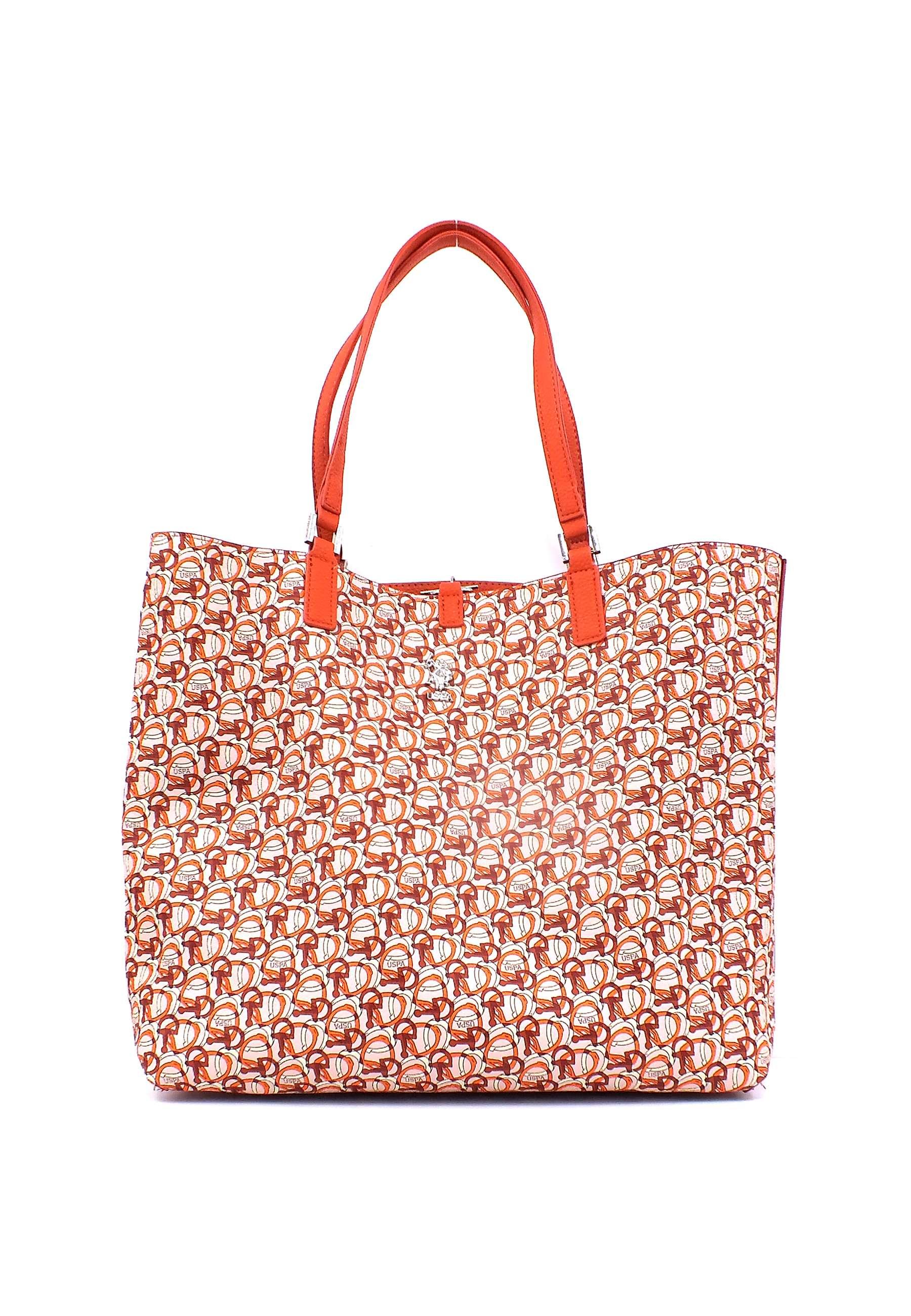 U.S. POLO ASSN. Rogersiville Borsa Shopping Con Pochette Orange BEURR6001WVG301 - Sandrini Calzature e Abbigliamento