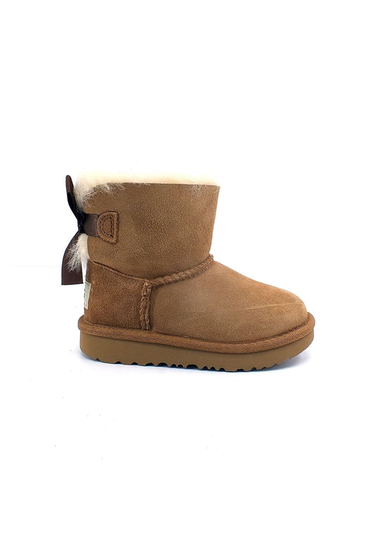 UGG Mini Bailey Bow II Stivaletto Bimbo Chestnut T1017397 - Sandrini Calzature e Abbigliamento
