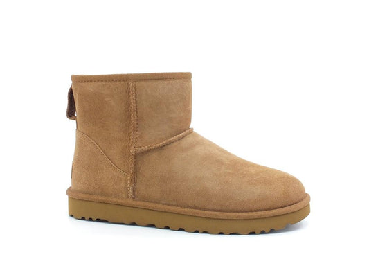 UGG W Classic Mini II Stivaletto Pelo Chestnut W1016222 - Sandrini Calzature e Abbigliamento