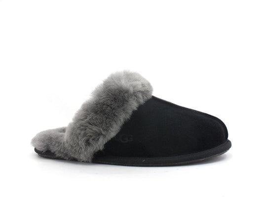 UGG W Scufette II Ciabatta Pelo Black Grey W1106872 - Sandrini Calzature e Abbigliamento