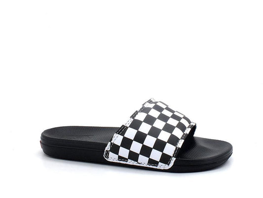VANS La Costa Slide On Checkboard Ciabatta True White Black VN0A5HF527I1 - Sandrini Calzature e Abbigliamento