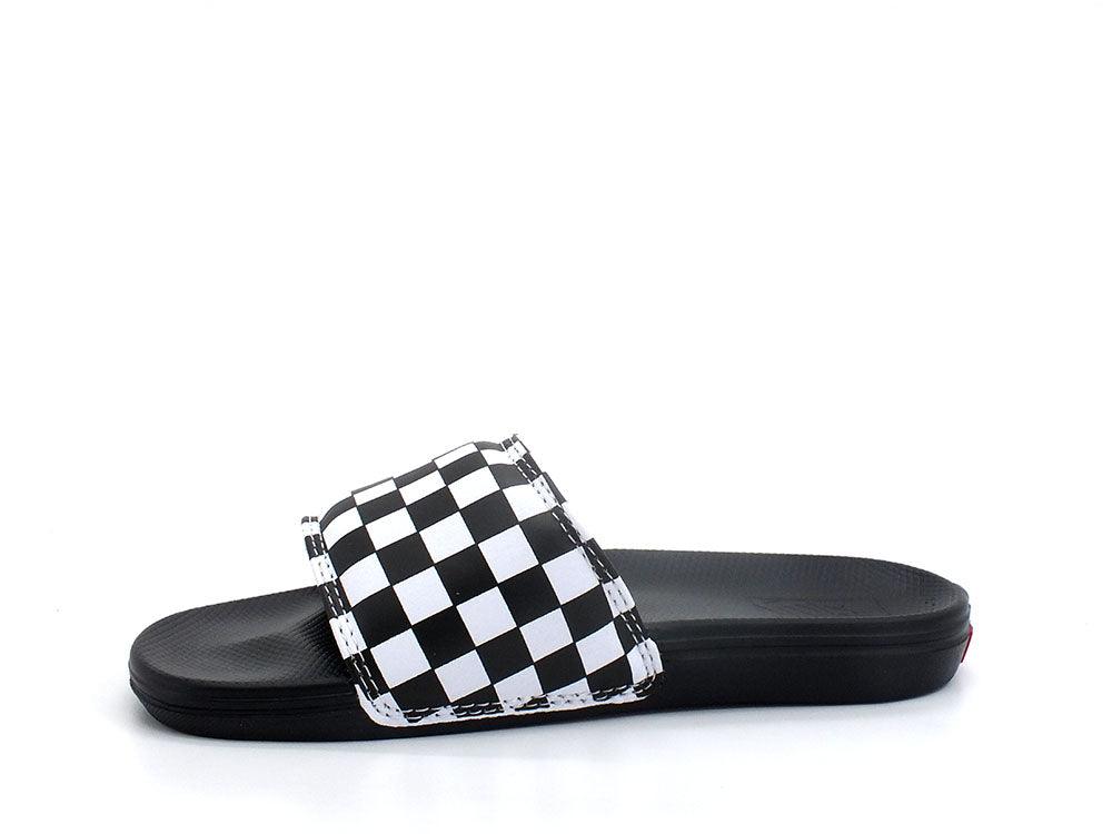 VANS La Costa Slide On Checkboard Ciabatta True White Black VN0A5HF527I1 - Sandrini Calzature e Abbigliamento