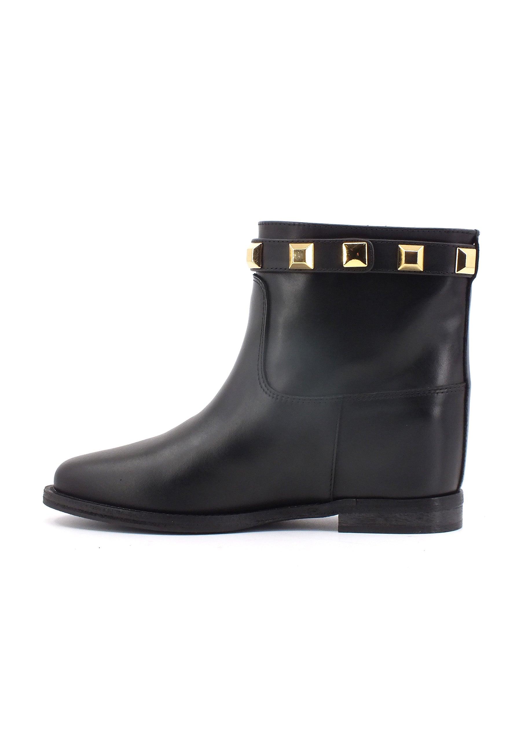 VIA ROMA 15 Santa Monica Stivaletto Donna Nero 4002 - Sandrini Calzature e Abbigliamento