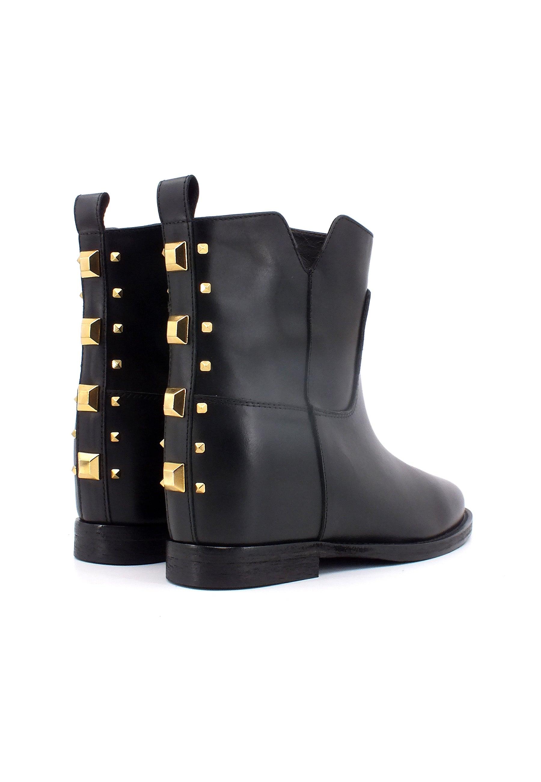 VIA ROMA 15 Santa Monica Stivaletto Donna Nero 4033 - Sandrini Calzature e Abbigliamento