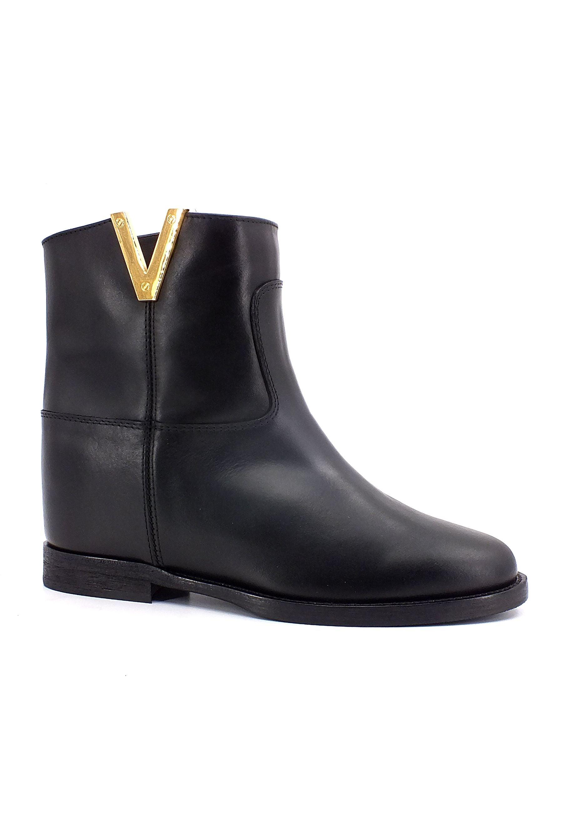 VIA ROMA 15 Stivaletto Donna Nero 2576 - Sandrini Calzature e Abbigliamento