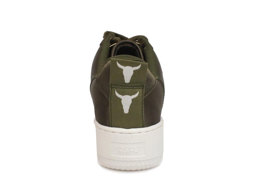 WINDSOR SMITH RACERR Military Satin - Sandrini Calzature e Abbigliamento