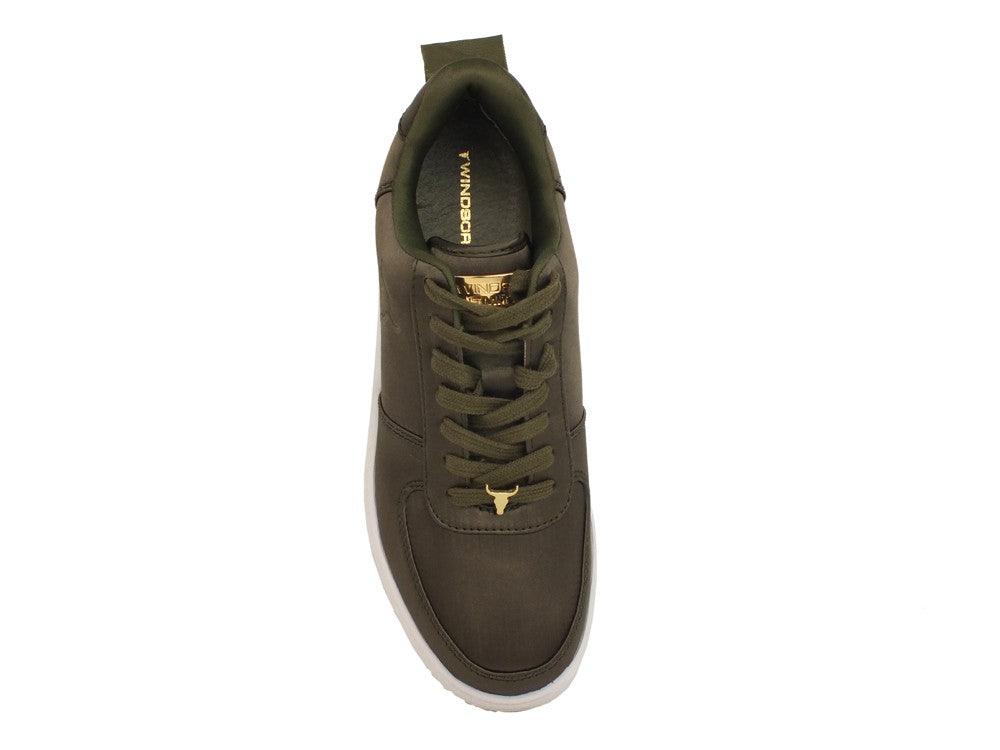 WINDSOR SMITH RACERR Military Satin - Sandrini Calzature e Abbigliamento