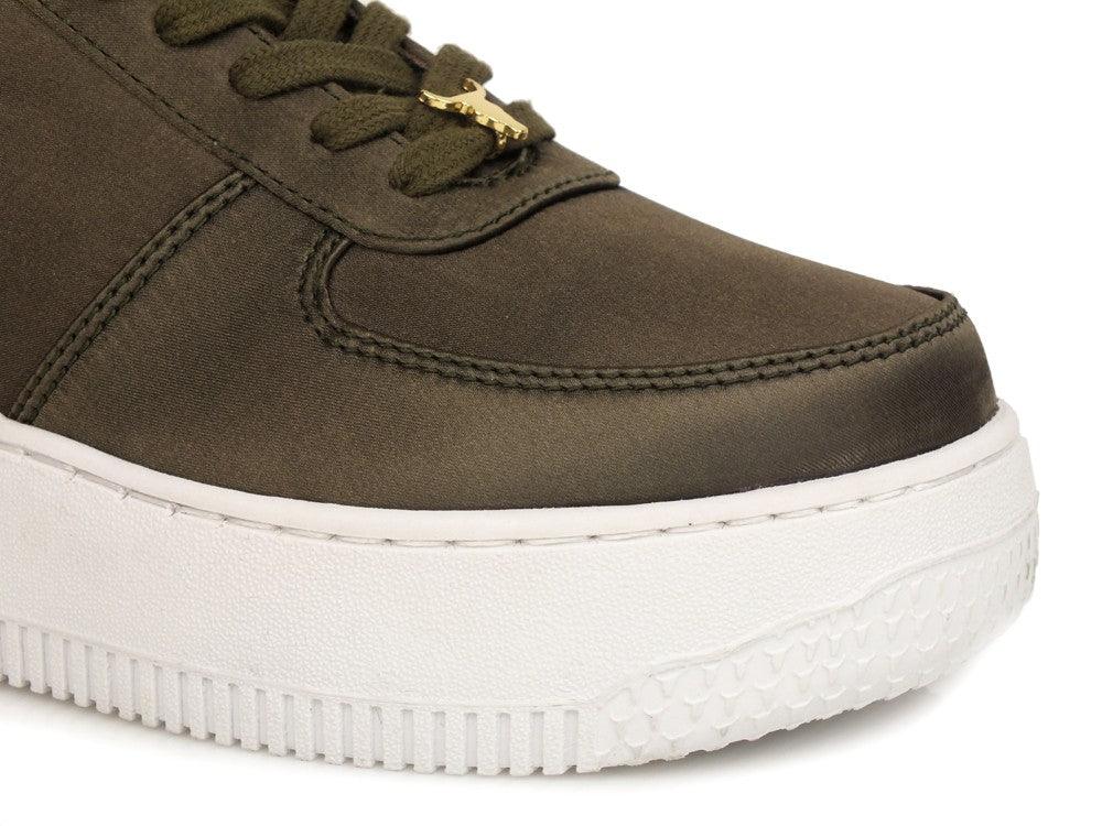 WINDSOR SMITH RACERR Military Satin - Sandrini Calzature e Abbigliamento