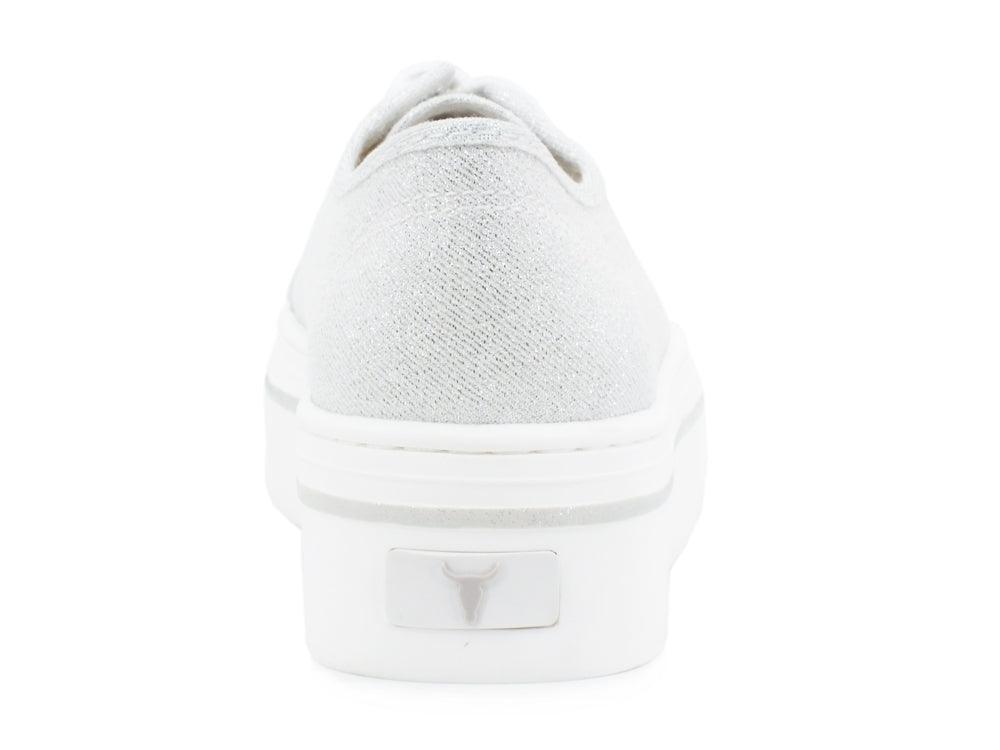 WINDSOR SMITH Ruby Neon Silver Metal White RUBY - Sandrini Calzature e Abbigliamento