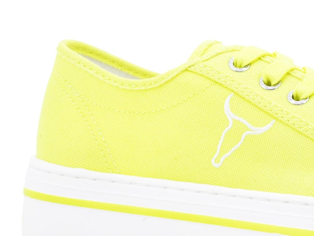 WINDSOR SMITH Ruby Neon Yellow White RUBY - Sandrini Calzature e Abbigliamento