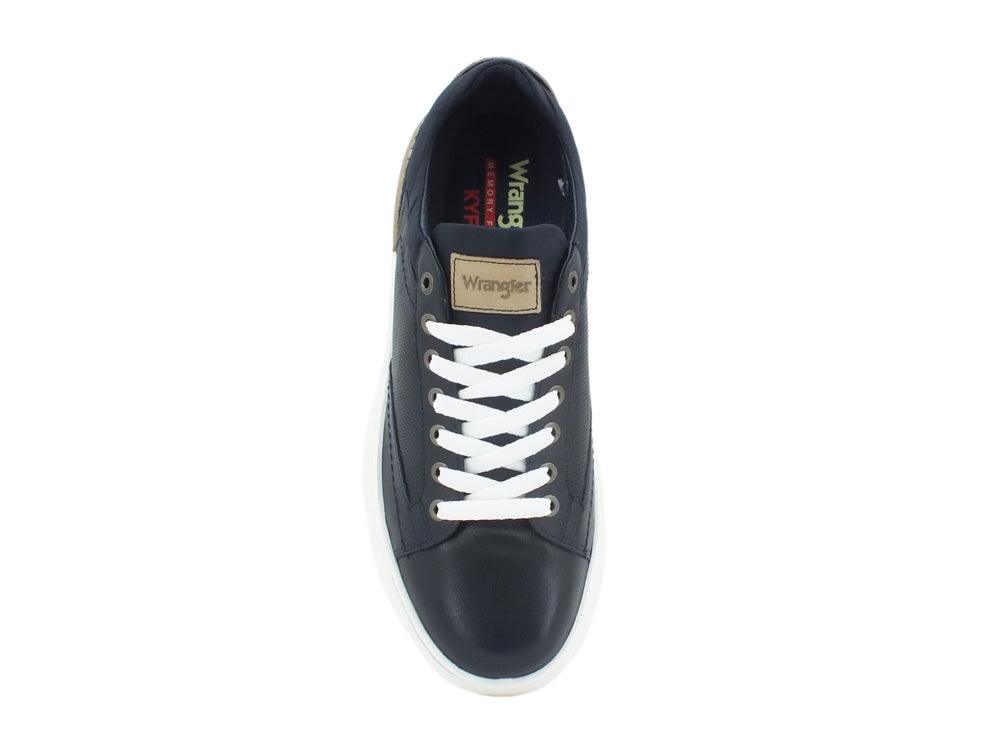 WRANGLER Discovery Derby Navy WM01181A - Sandrini Calzature e Abbigliamento
