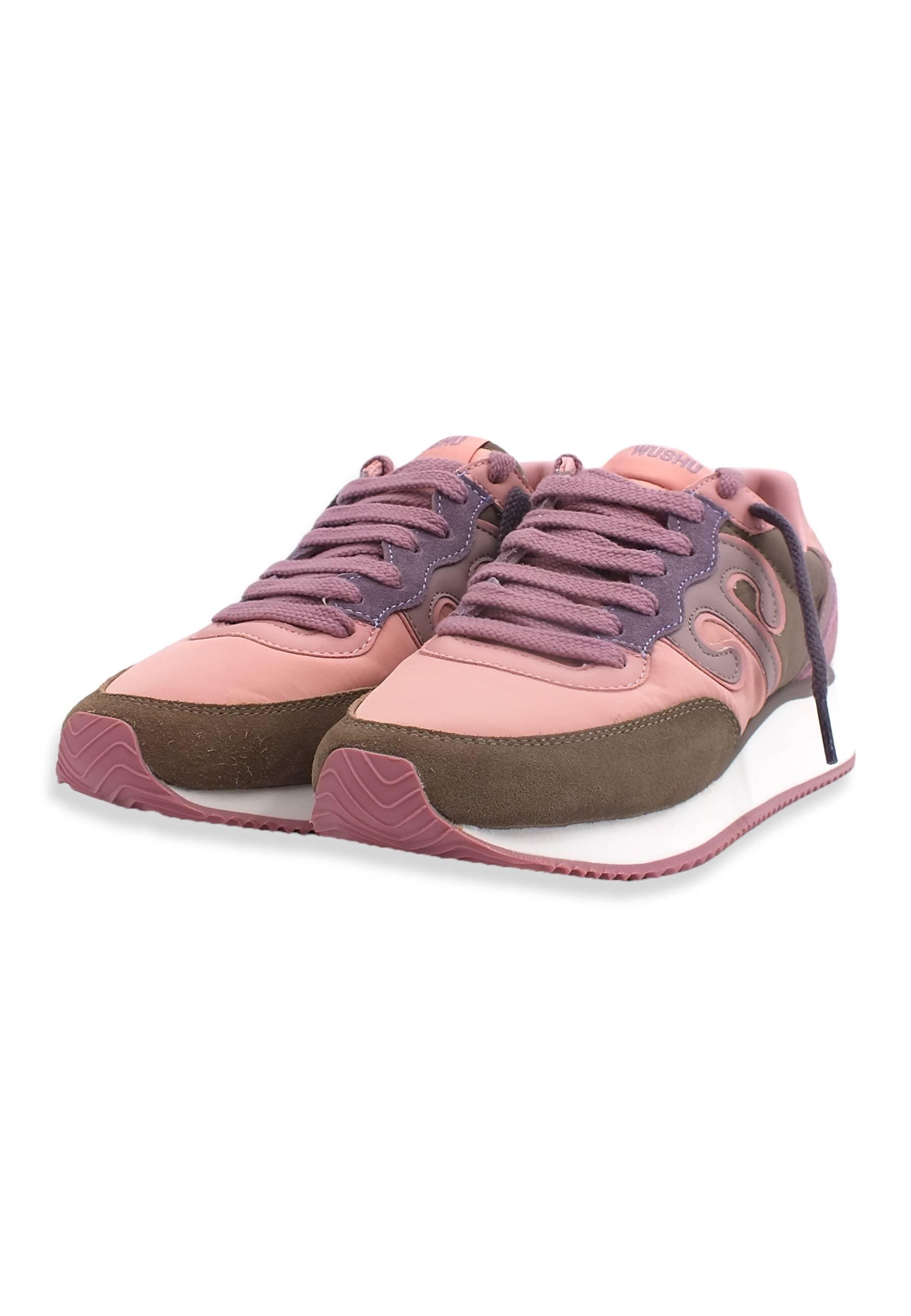 WUSHU Master Sneaker Donna Tortora Rosa M312 - Sandrini Calzature e Abbigliamento