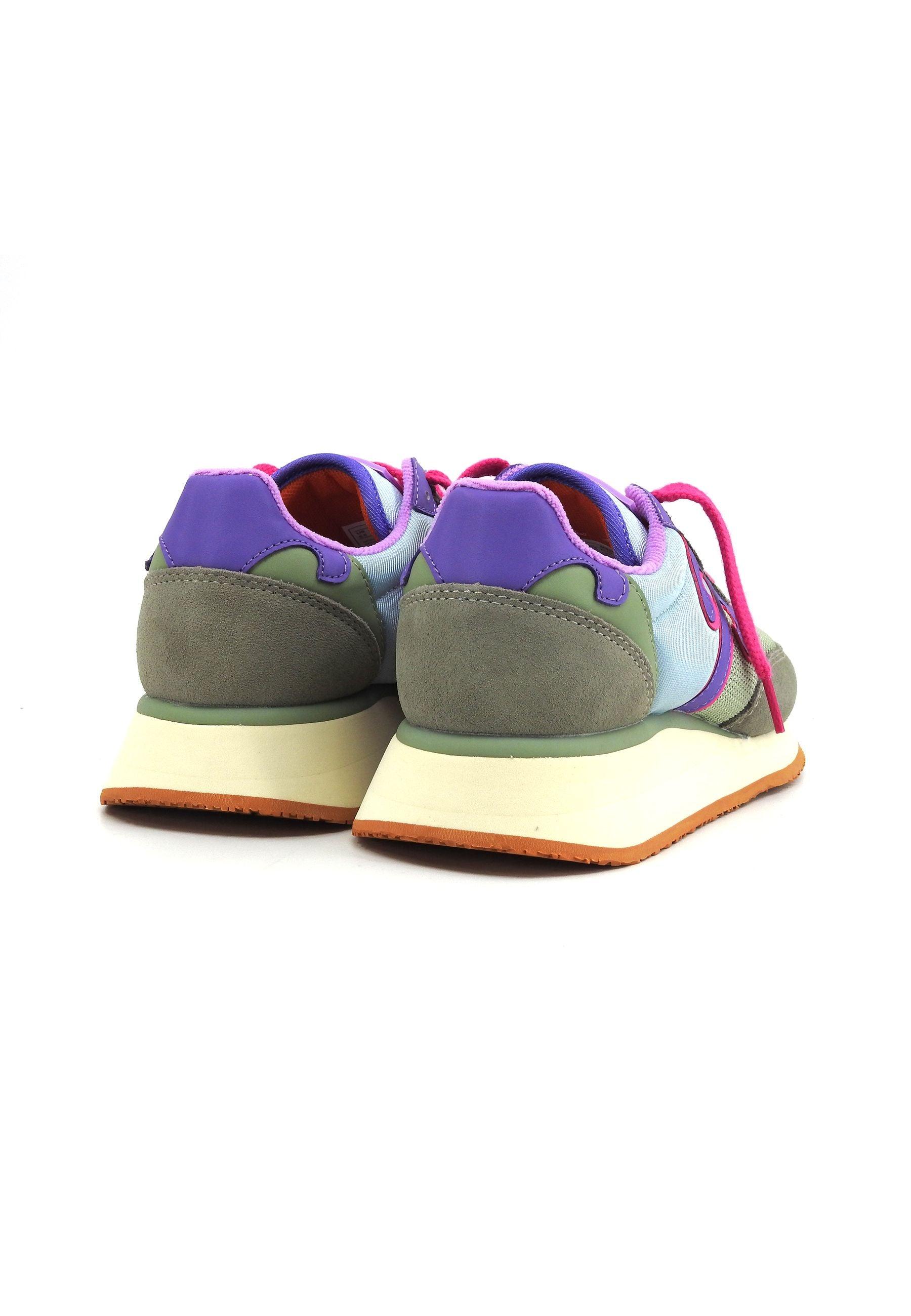 WUSHU Master Sport Sneaker Donna Azzurro Verde Viola MS302 - Sandrini Calzature e Abbigliamento
