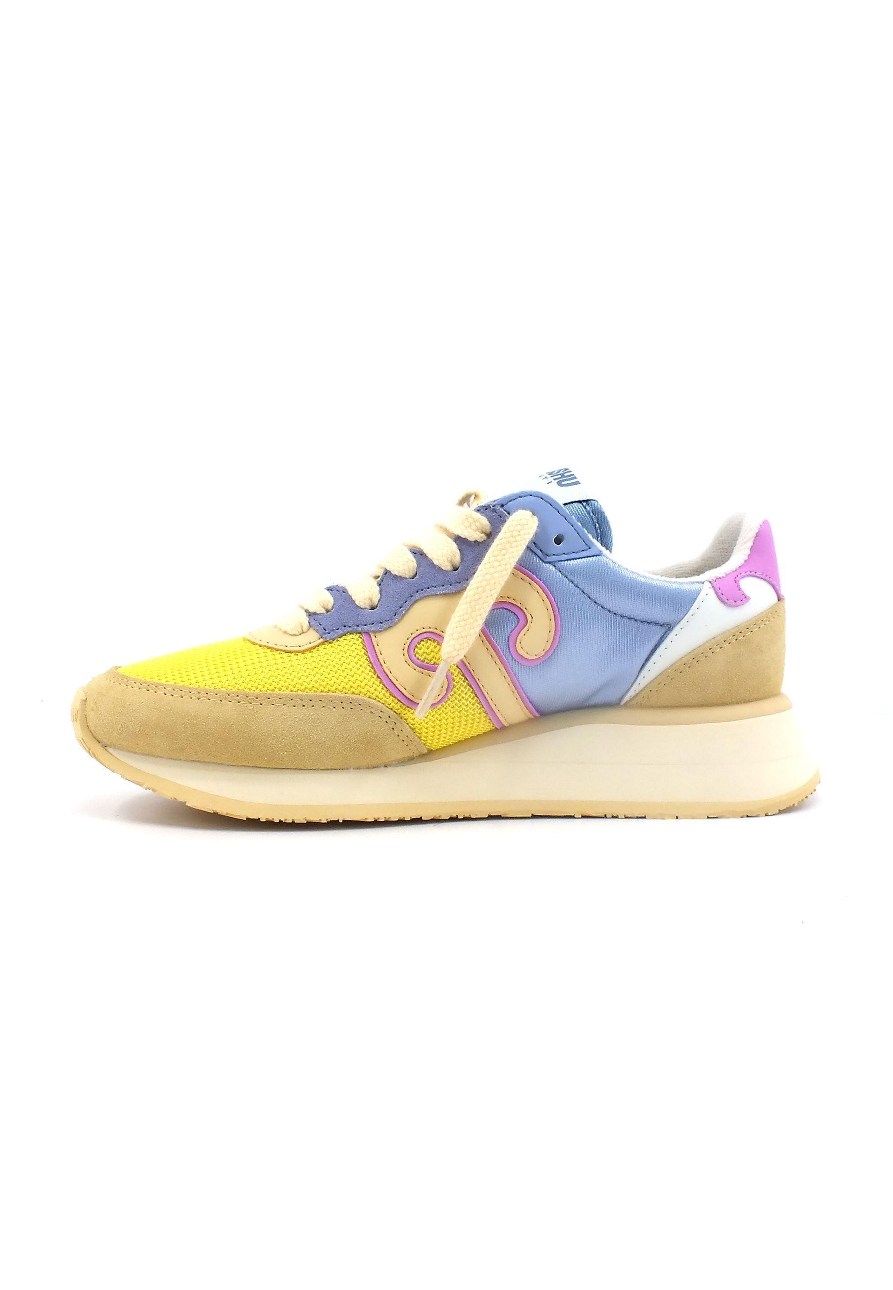 WUSHU Master Sport Sneaker Donna Giallo Azzurro Violet MS203 - Sandrini Calzature e Abbigliamento