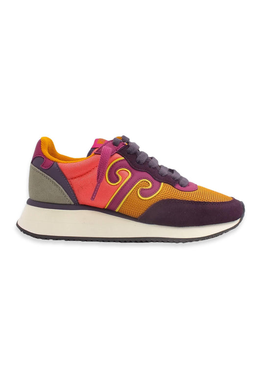WUSHU Master Sport Sneaker Donna Violet Orange MS152 - Sandrini Calzature e Abbigliamento