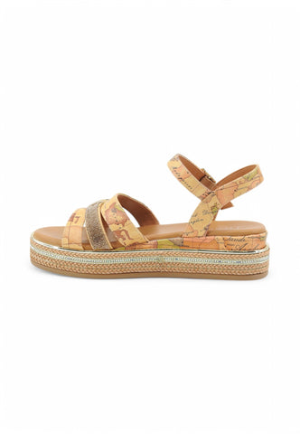 ALVIERO MARTINI Sandali Donna Beige Strass 21860371-PE25-W516