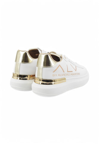 ALV by ALVIERO MARTINI Sneakers Donna Bianco Oro ALVSD01761028-PE25