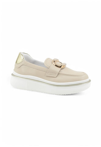 CAFENOIR Mocassini Donna Beige C1DS1012-PE25-M008