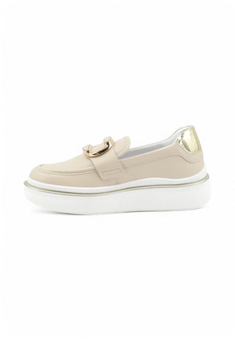 CAFENOIR Mocassini Donna Beige C1DS1012-PE25-M008