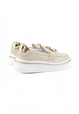 CAFENOIR Mocassini Donna Beige C1DS1012-PE25-M008