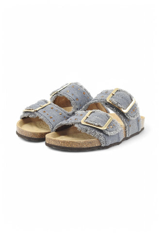 GEOX Ciabatte Donna Blu Denim Strass D55Y3S11-PE25-C4005