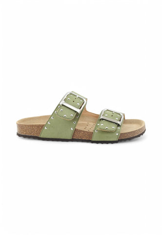 GEOX Ciabatte Donna Verde Borchie D55Y3I000AU-PE25-C3016
