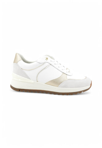 GEOX Sneakers Donna Bianco Grigio Oro D5500A8522-PE25-C1327