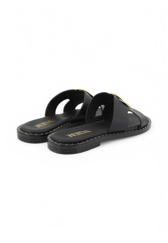 JEIDA Ciabatte Donna Nero Oro J310NO-PE25