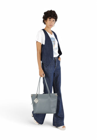 CAFENOIR Borsa Shopper Donna Azzurro C3YE0806-PE25-B004
