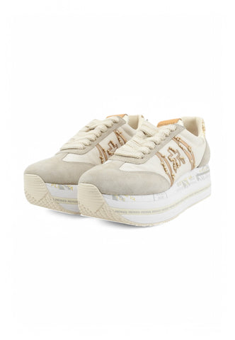 PREMIATA Sneakers Donna Beige Animalier BETH-PE25-VAR 7375
