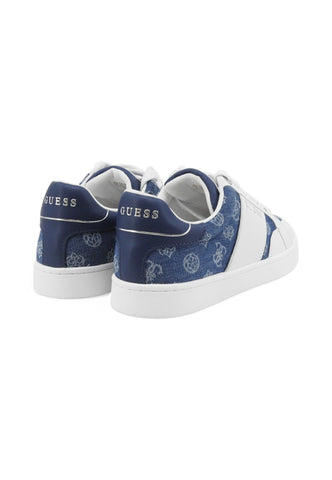 GUESS Sneakers Donna Bianco Blu Denim FLJRO4DEN12-PE25-WHBLU