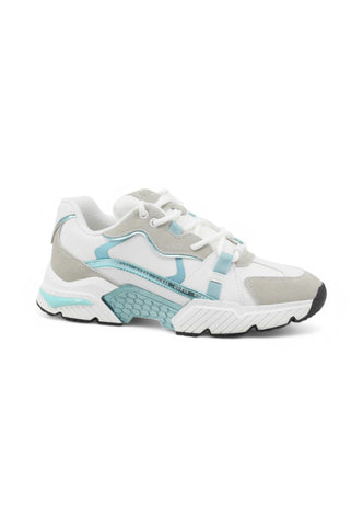 GUESS Sneakers Donna Bianco Verde FLJCARELE12-PE25-WHIAQ