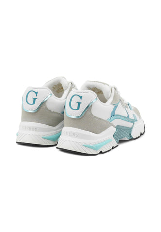 GUESS Sneakers Donna Bianco Verde FLJCARELE12-PE25-WHIAQ
