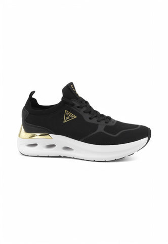 GUESS Sneakers Donna Nero Oro FLJSOLFAB12-PE25-BLACK