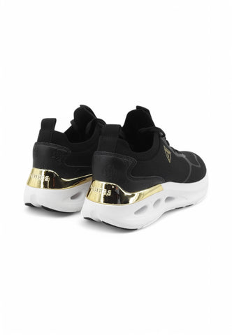 GUESS Sneakers Donna Nero Oro FLJSOLFAB12-PE25-BLACK